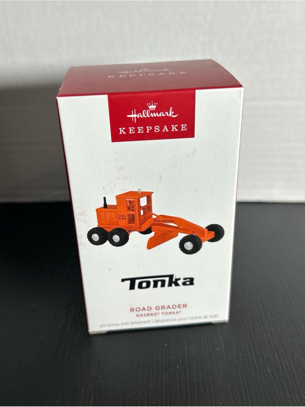 Hallmark Keepsake Tonka Orange Road Grader Ornament new